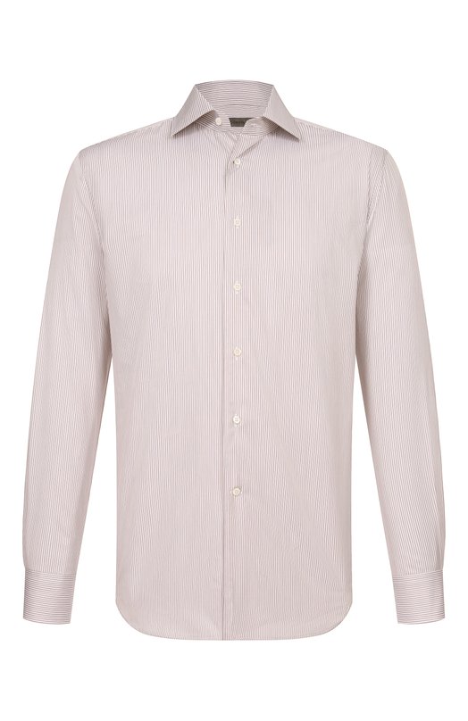 Хлопковая сорочка Corneliani 27P100/2711311 Коричневый 27P100/2711311