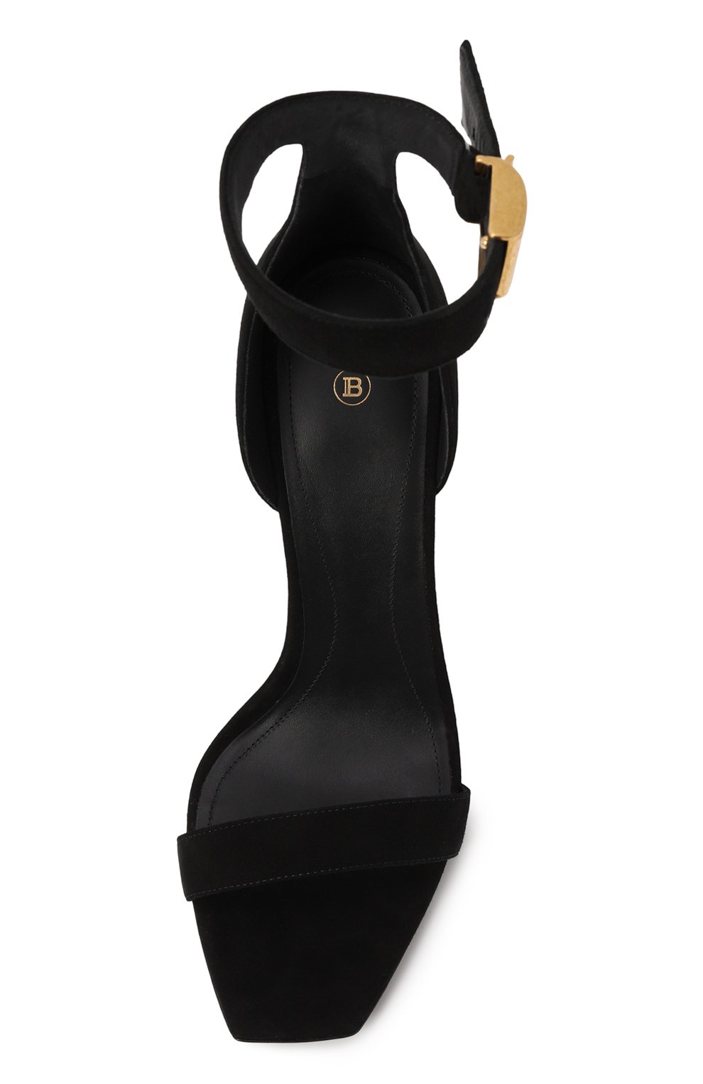 Замшевые босоножки uma BALMAIN, арт. AN1UH742LCMK, фото 6