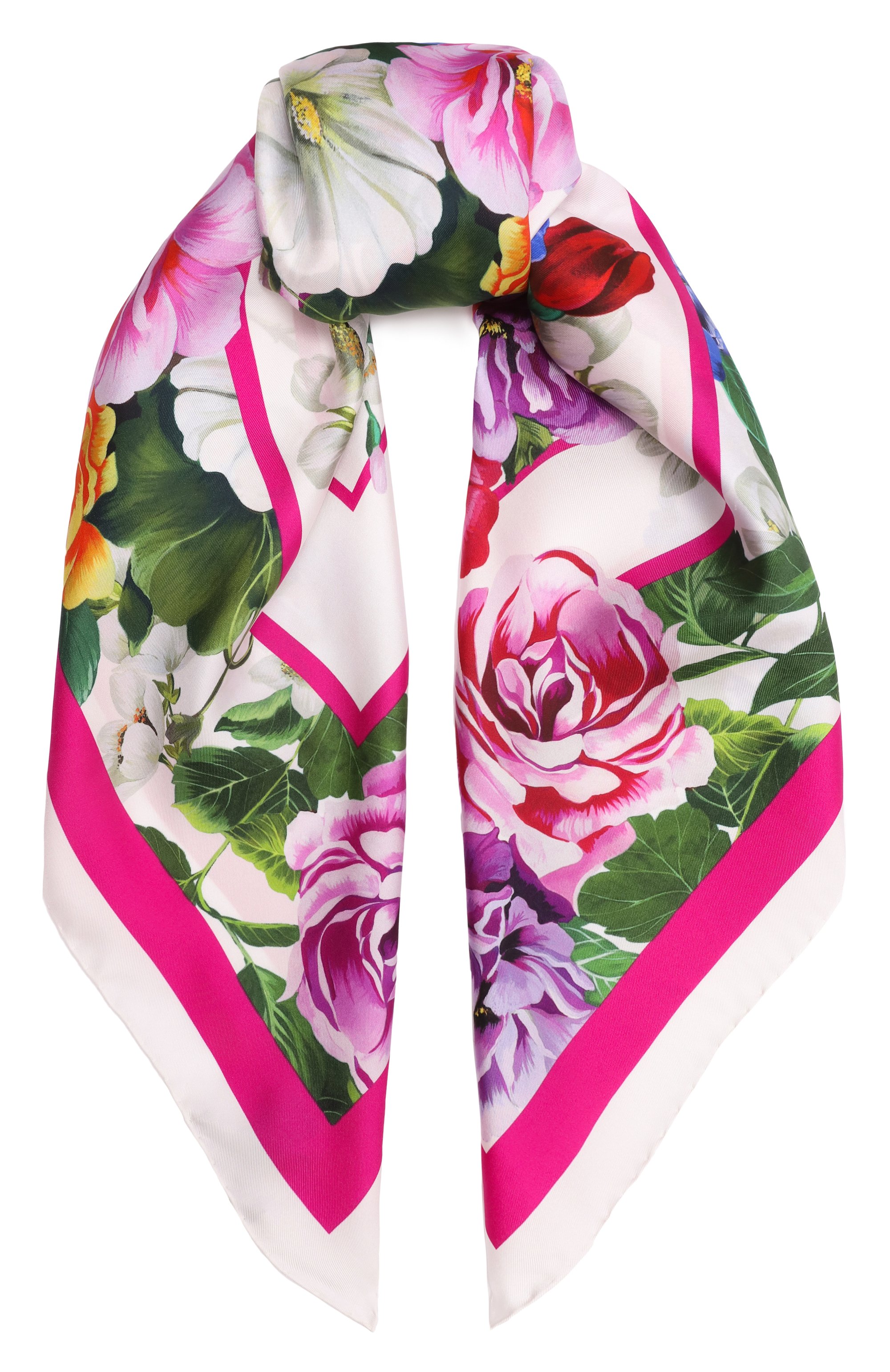 Шелковый платок DOLCE & GABBANA, арт. FN090R/GDCWD, фото 1