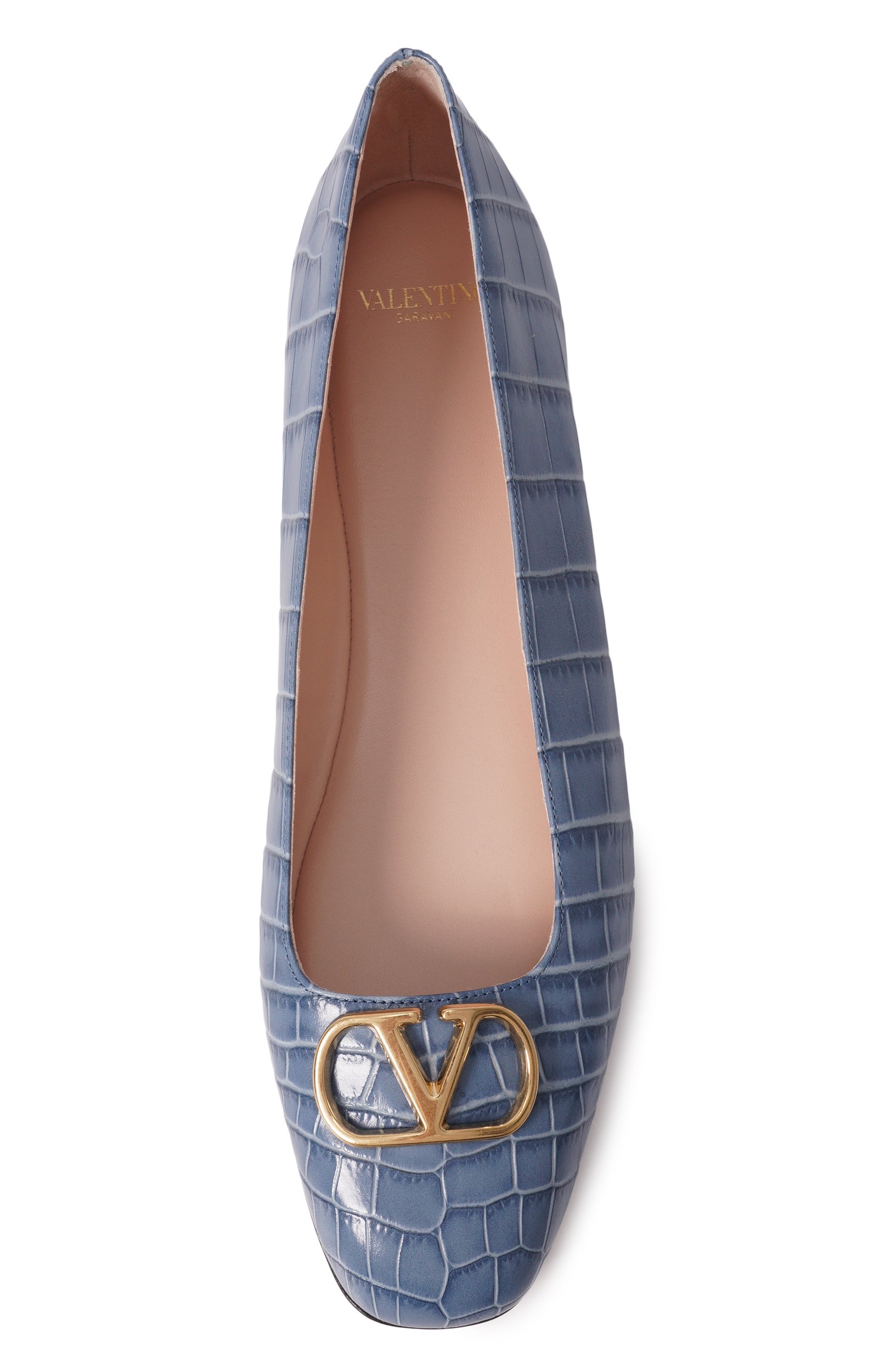 Кожаные балетки vlogo signature VALENTINO, арт. 9W2S0PI8/LUR, фото 6