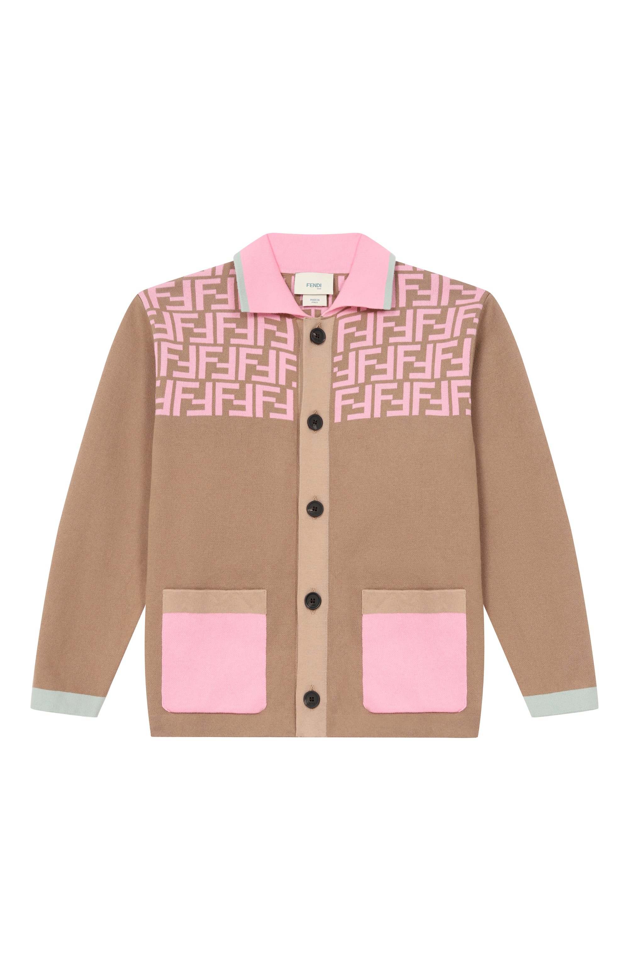 Хлопковый кардиган FENDI, арт. JUG202/AVVT/8A-12+, фото 1