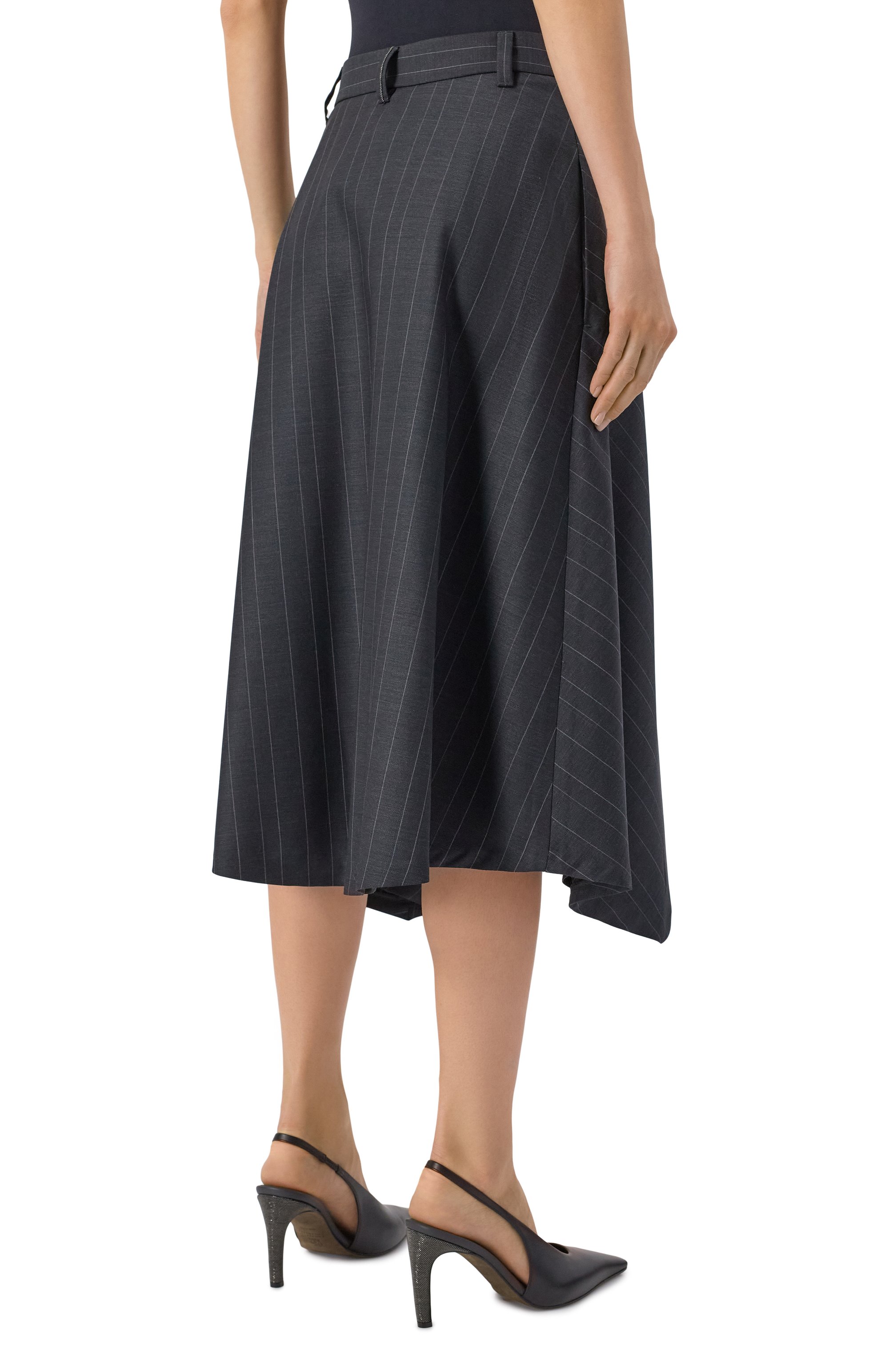 Шерстяная юбка BRUNELLO CUCINELLI, арт. MP146G3876, фото 4