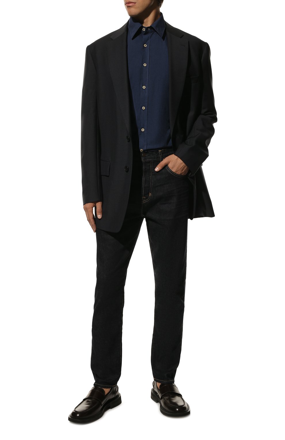 Хлопковая рубашка ALESSANDRO GHERARDI, арт. NEW REGENT/68T1, фото 2