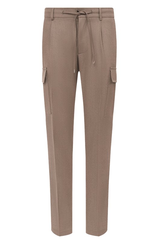 Шерстяные брюки-карго Andrea Campagna SPIAGGIA 1P CARG0/AN1514 Бежевый SPIAGGIA 1P CARG0/AN1514