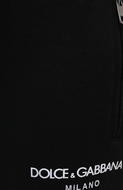 Хлопковые джоггеры DOLCE & GABBANA, арт. FTBX5Z/G7XJQ, фото 5