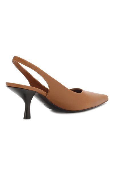 Кожаные туфли bourgeoise THE ROW светло-коричневого цвета по цене 93400 руб., арт. F1101-L52, фото 4 Кожаные туфли bourgeoise THE ROW, арт. F1101-L52, фото 4