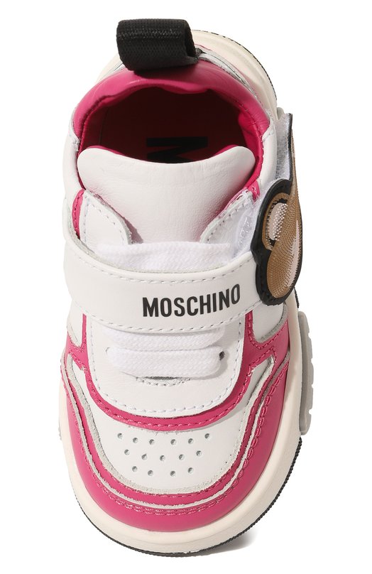 

Кожаные кроссовки Moschino, Розовый