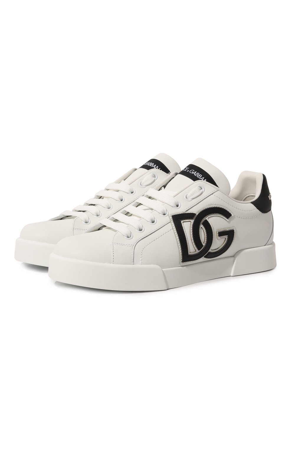 Кожаные кеды portofino DOLCE & GABBANA, арт. CK1545/AC330, фото 1