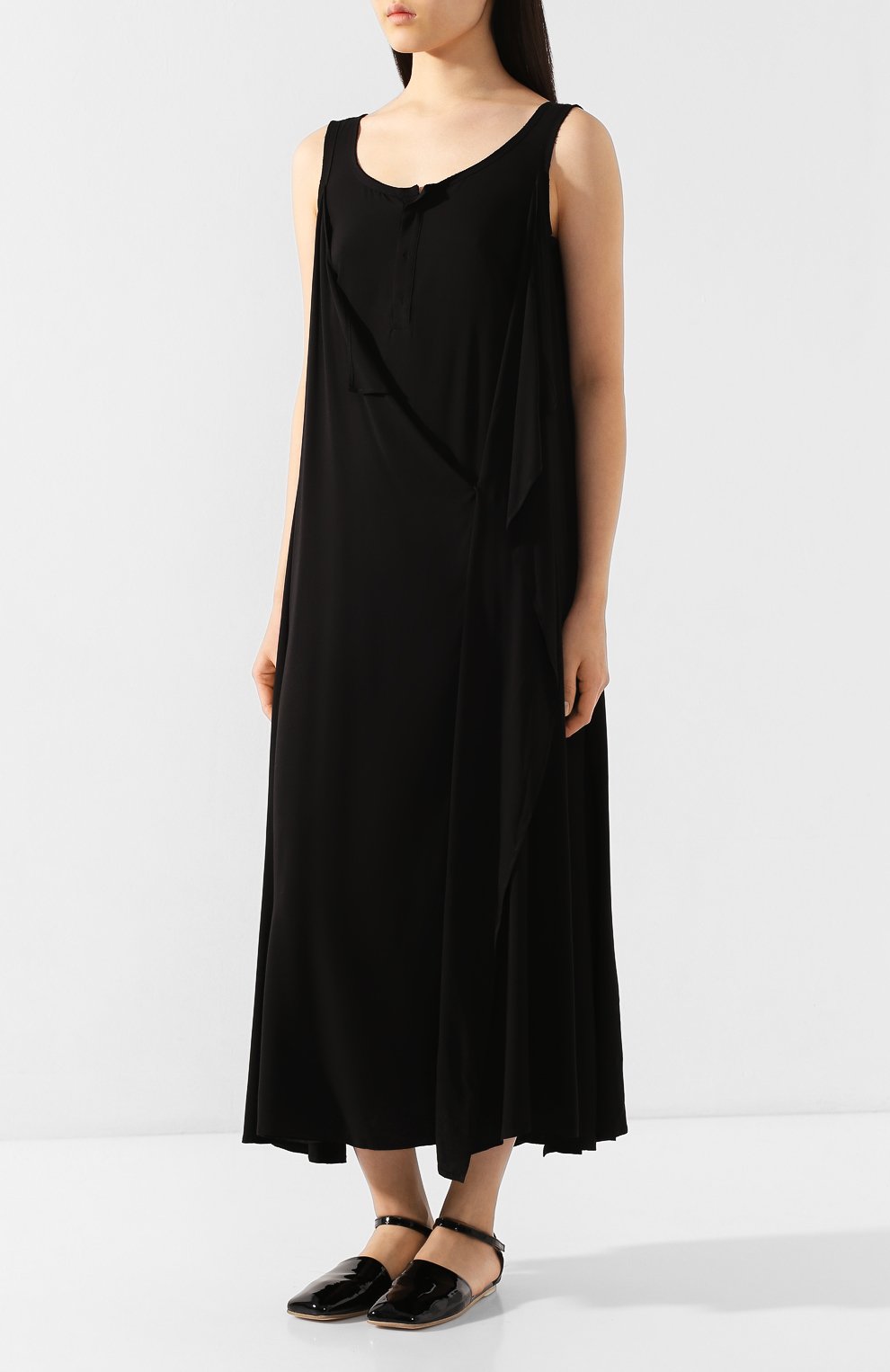 Платье из вискозы YOHJI YAMAMOTO, арт. NN-D02-209, фото 3
