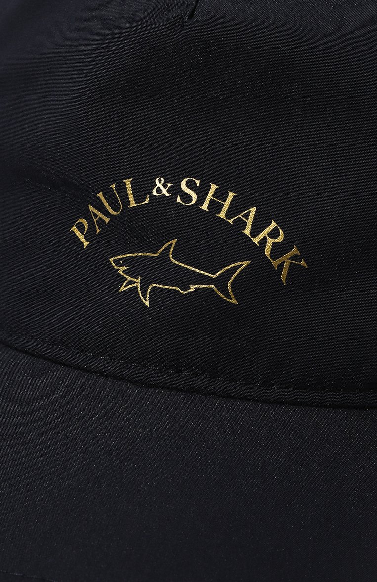 Мужская бейсболка PAUL&SHARK темно-синего цвета, арт. 24417103 | Фото 4 (Материал: Текстиль, Синтетический материал; Материал сплава: Проставлено; Нос: Не проставлено)
