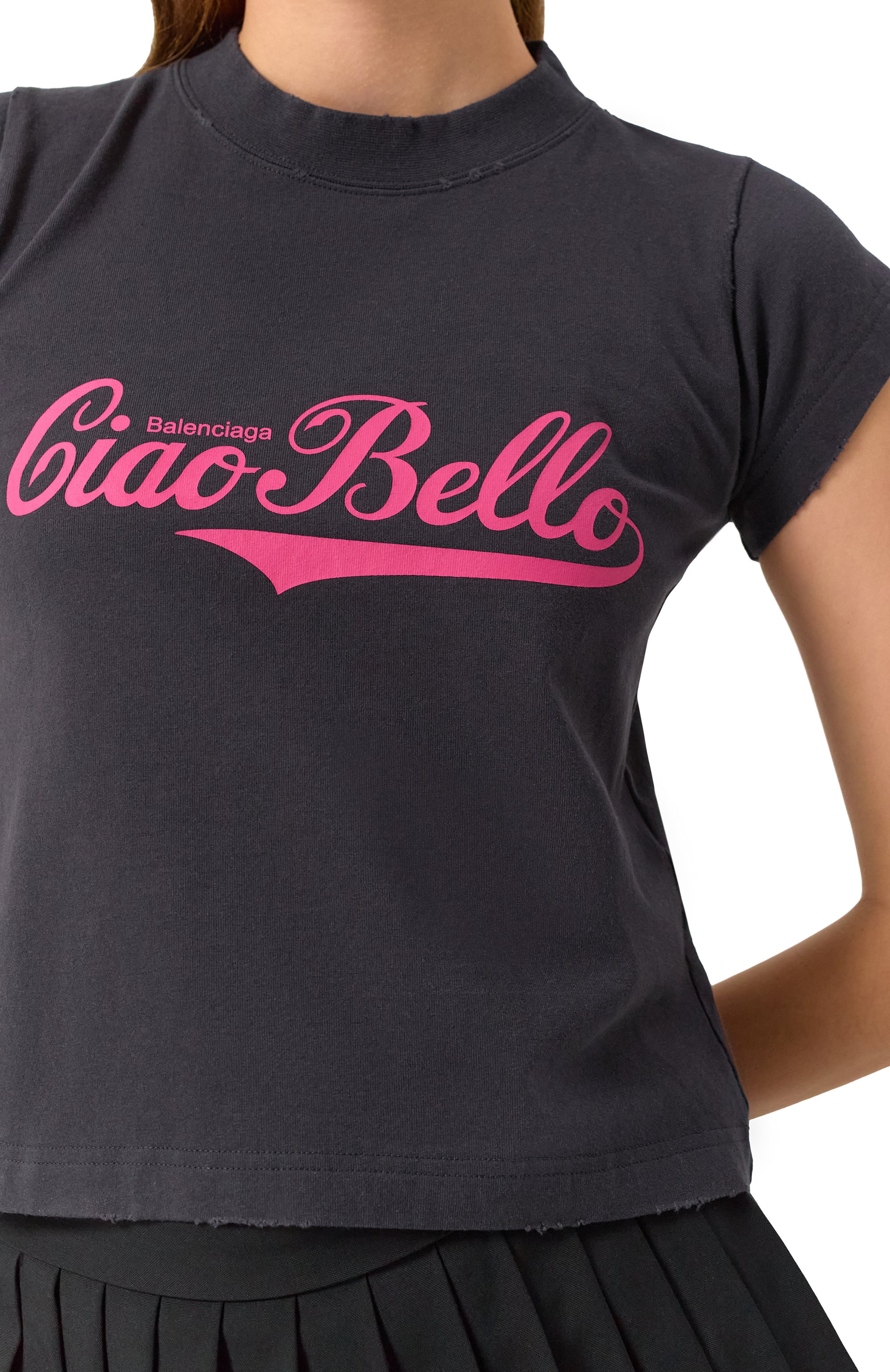 Хлопковая футболка BALENCIAGA, арт. 807341/TRVH3, фото 5