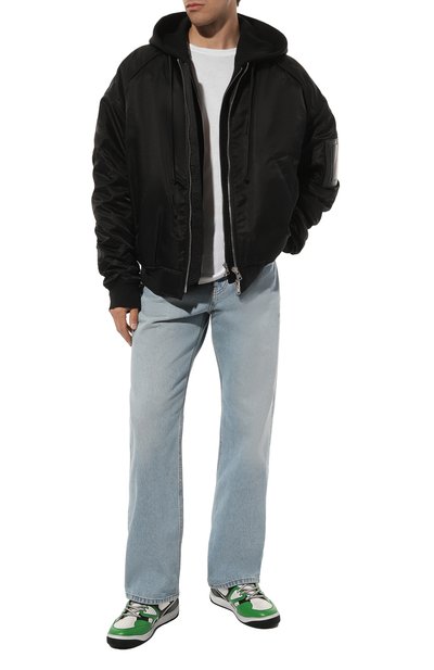 Комбинированные кеды basket GUCCI, арт. 697882/2SH90, фото 2