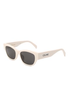 Женские солнцезащитные очки CELINE EYEWEAR белого цвета, арт. CL40197U 25A | Фото 1 (Региональные ограничения белый список (Axapta Mercury): Не проставлено; Нос: Не проставлено; Материал: Пластик; Тип очков: С/з; Оптика Гендер: оптика-женское; Очки форма: Cat-eye)