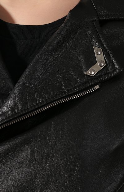 Кожаная куртка SAINT LAURENT, арт. 589446/Y5RD2, фото 5