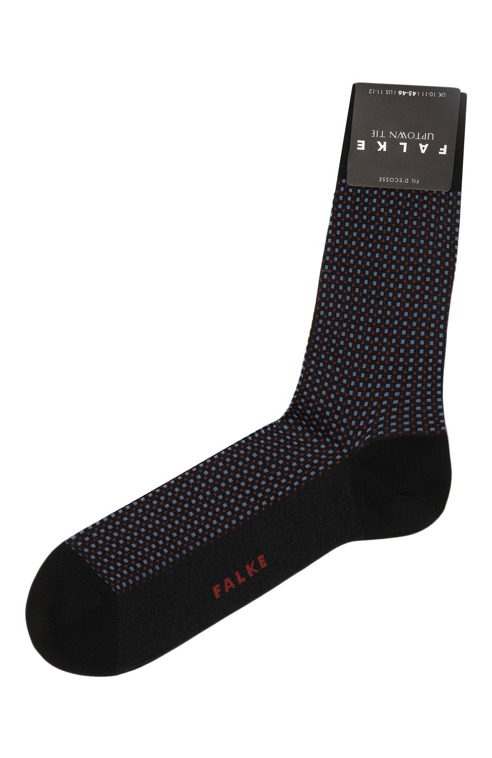 Хлопковые носки FALKE черного цвета по цене 2890 руб., арт. 12437, фото 1 Хлопковые носки FALKE, арт. 12437, фото 1
