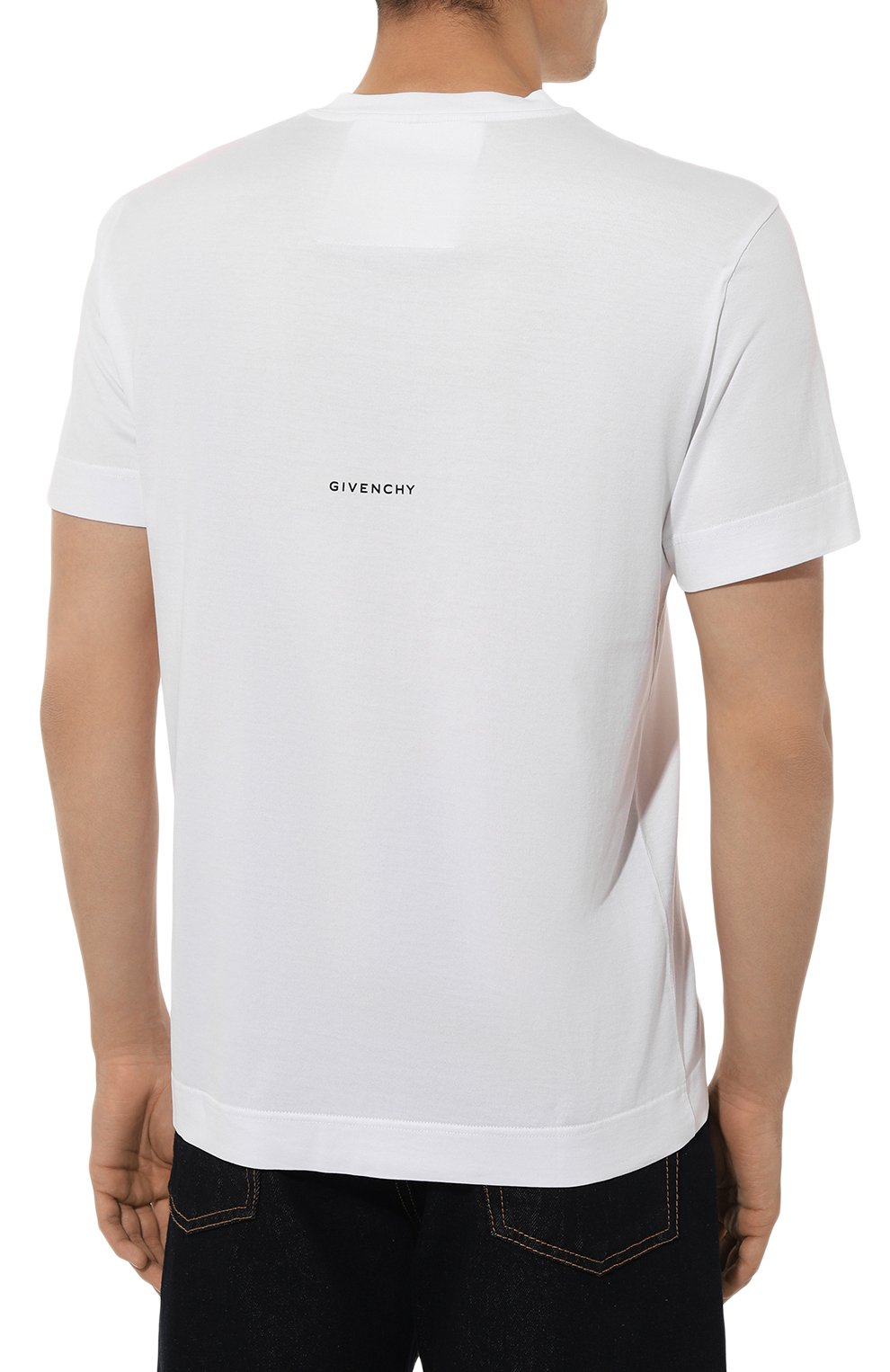Хлопковая футболка GIVENCHY, арт. BM716G/3Y86, фото 4
