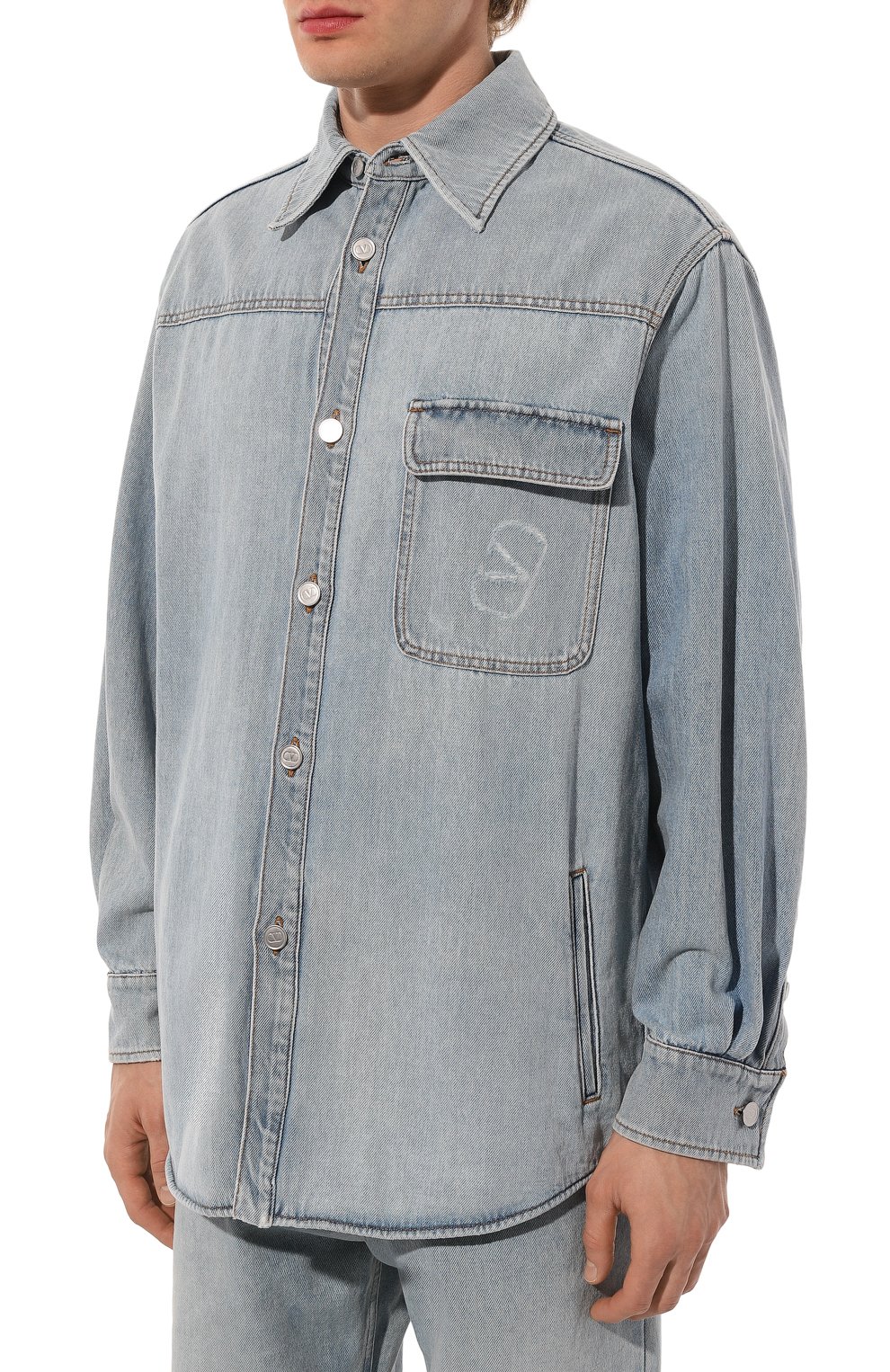Джинсовая рубашка VALENTINO, арт. 3V3DB02H/9EY, фото 3