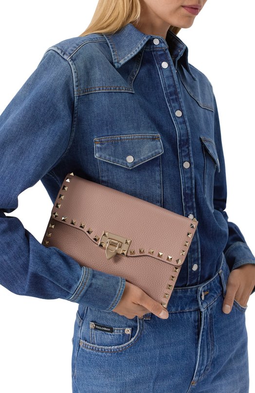 Сумка Rockstud small Valentino ZW2B0181/VSF Бежевый  ZW2B0181/VSF Фото 2
