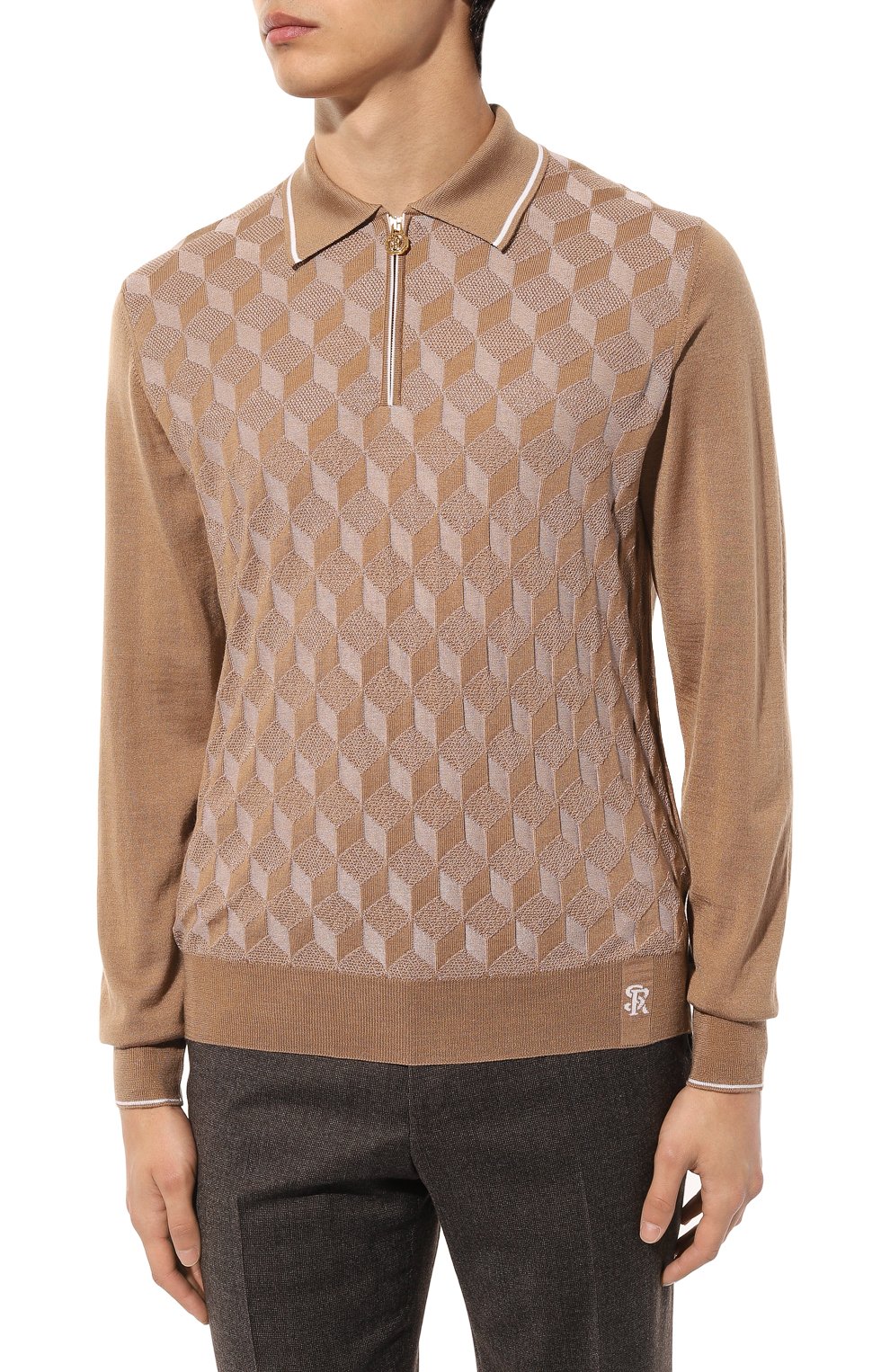 Поло из шер�сти и шелка STEFANO RICCI, арт. KE08001P30/E23371, фото 3