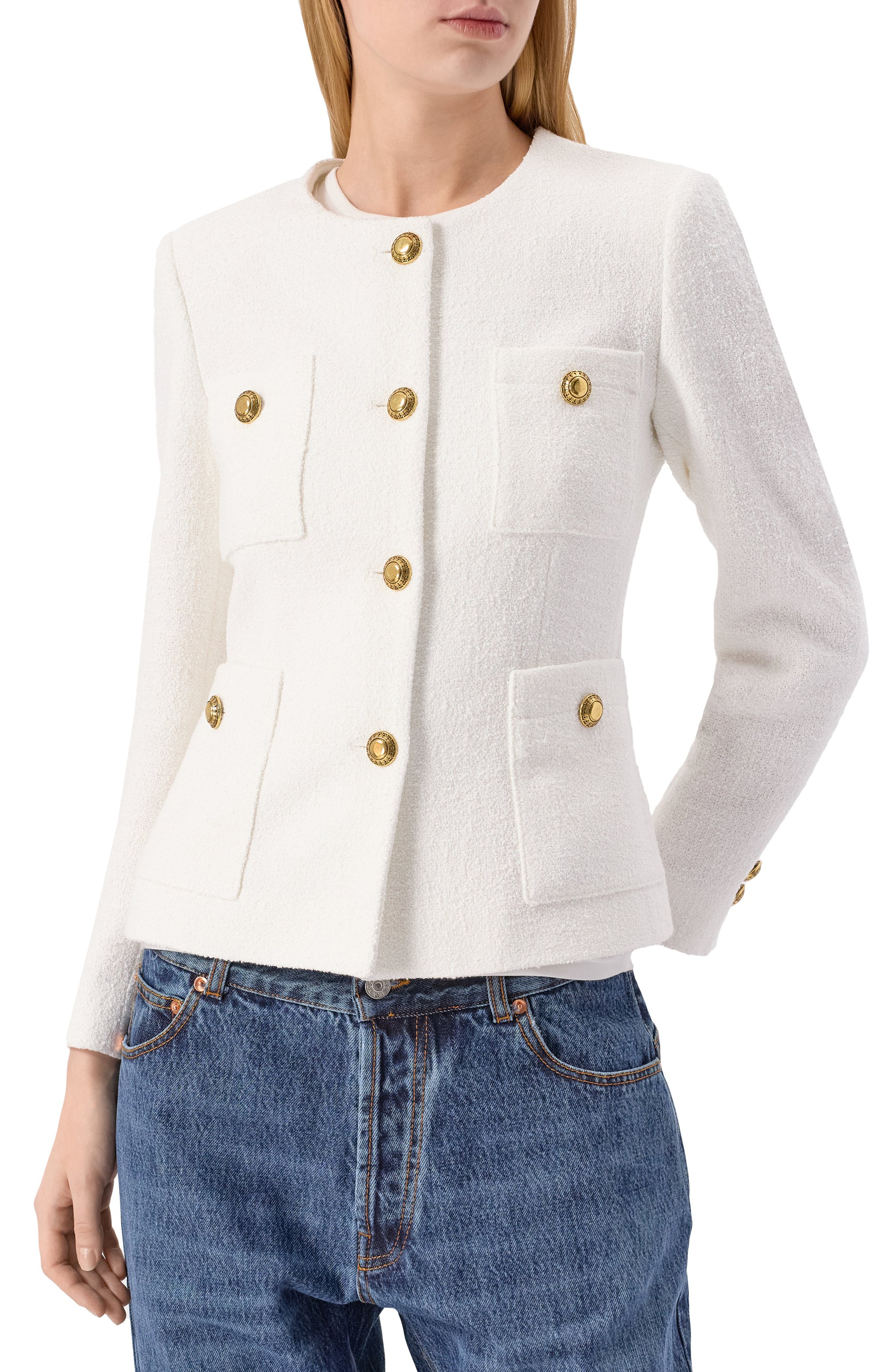 Твидовый жакет TAGLIATORE 0205, арт. BEVERLY/340197, фото 3