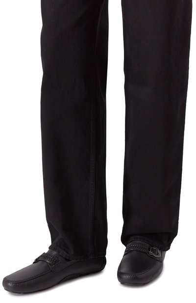 Кожаные мокасины FERRAGAMO, арт. 028999/774657, фото 3