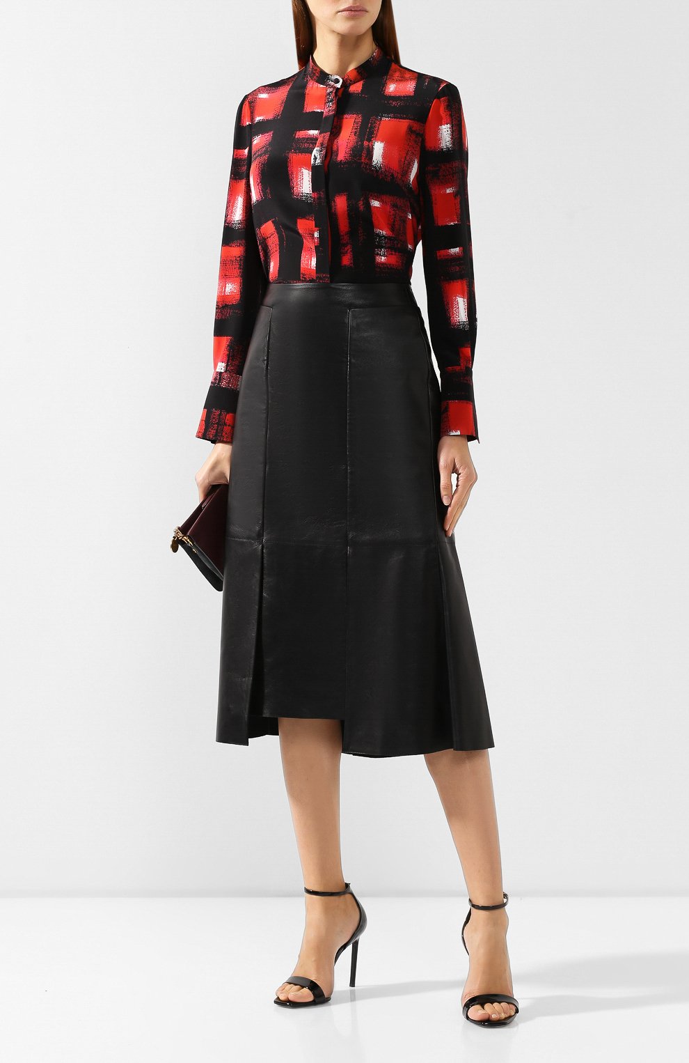 Шелковая рубашка ALEXANDER MCQUEEN, арт. 584778/QCAAB, фото 2