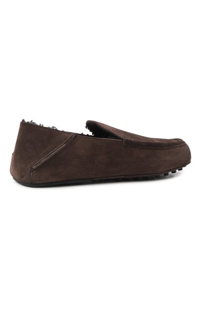 Замшевые мокасины slipper TOD’S темно-коричневого цвета по цене 99800 руб., арт. XXM58L0IX61RE0, фото 5 Замшевые мокасины slipper TOD’S, арт. XXM58L0IX61RE0, фото 5