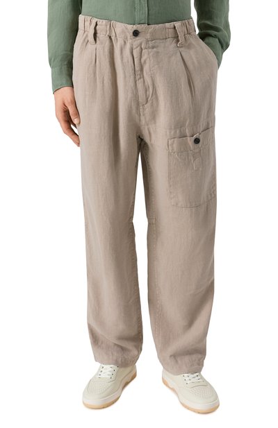 Льняные брюки C.P. COMPANY, арт. 18CMPA270A1103410, фото 3