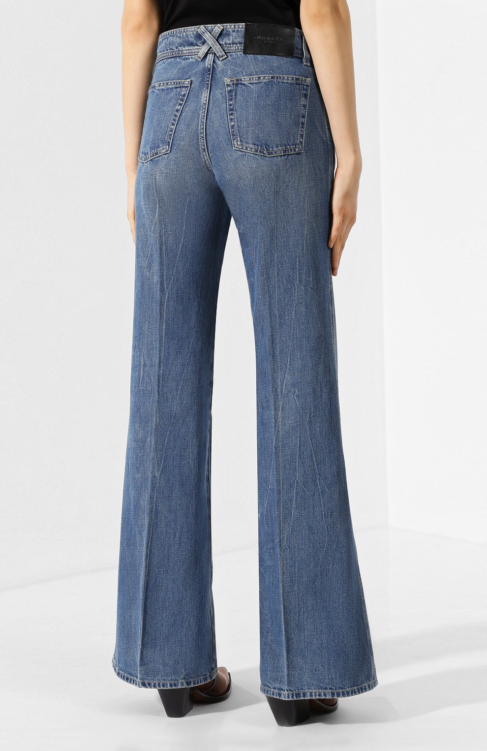 Расклешенные джинсы GIVENCHY, арт. BW50EK50CB, фото 4