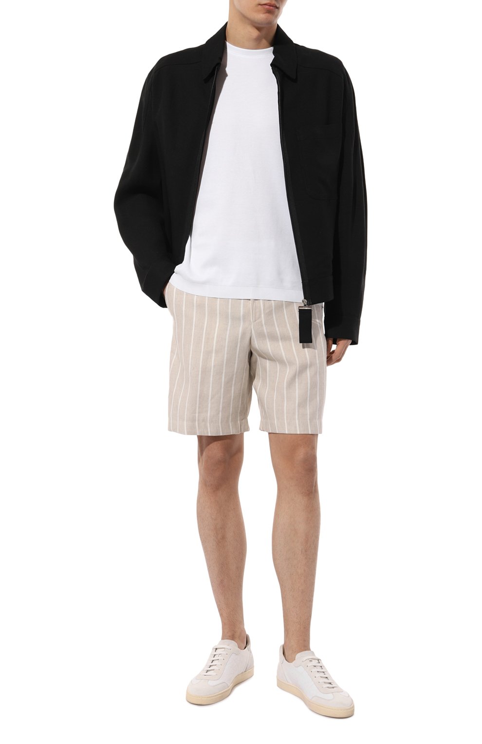 Шорты изо льна и хлопка BOSS, арт. 50514656, фото 2