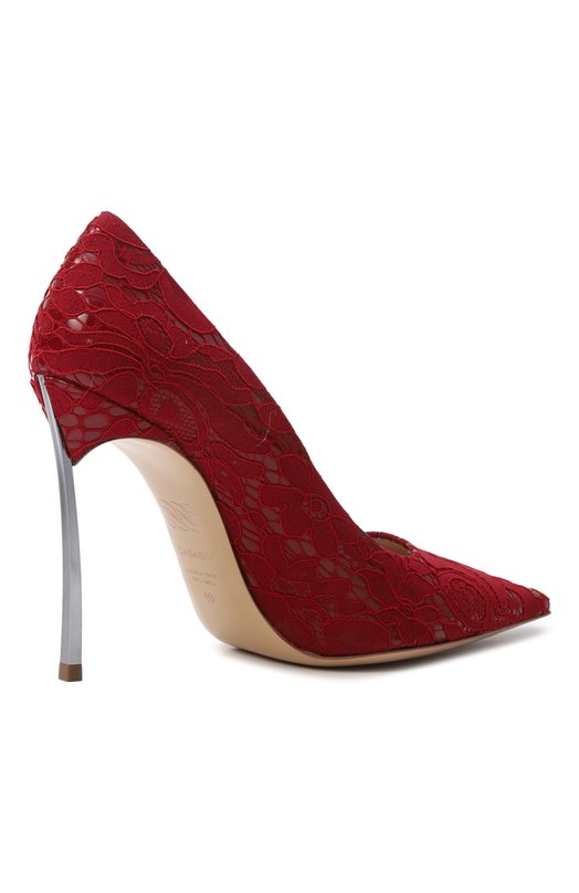 Комбинированные туфли Liberty Blade Casadei 1F940X100MC2836 Красный  1F940X100MC2836 Фото 5