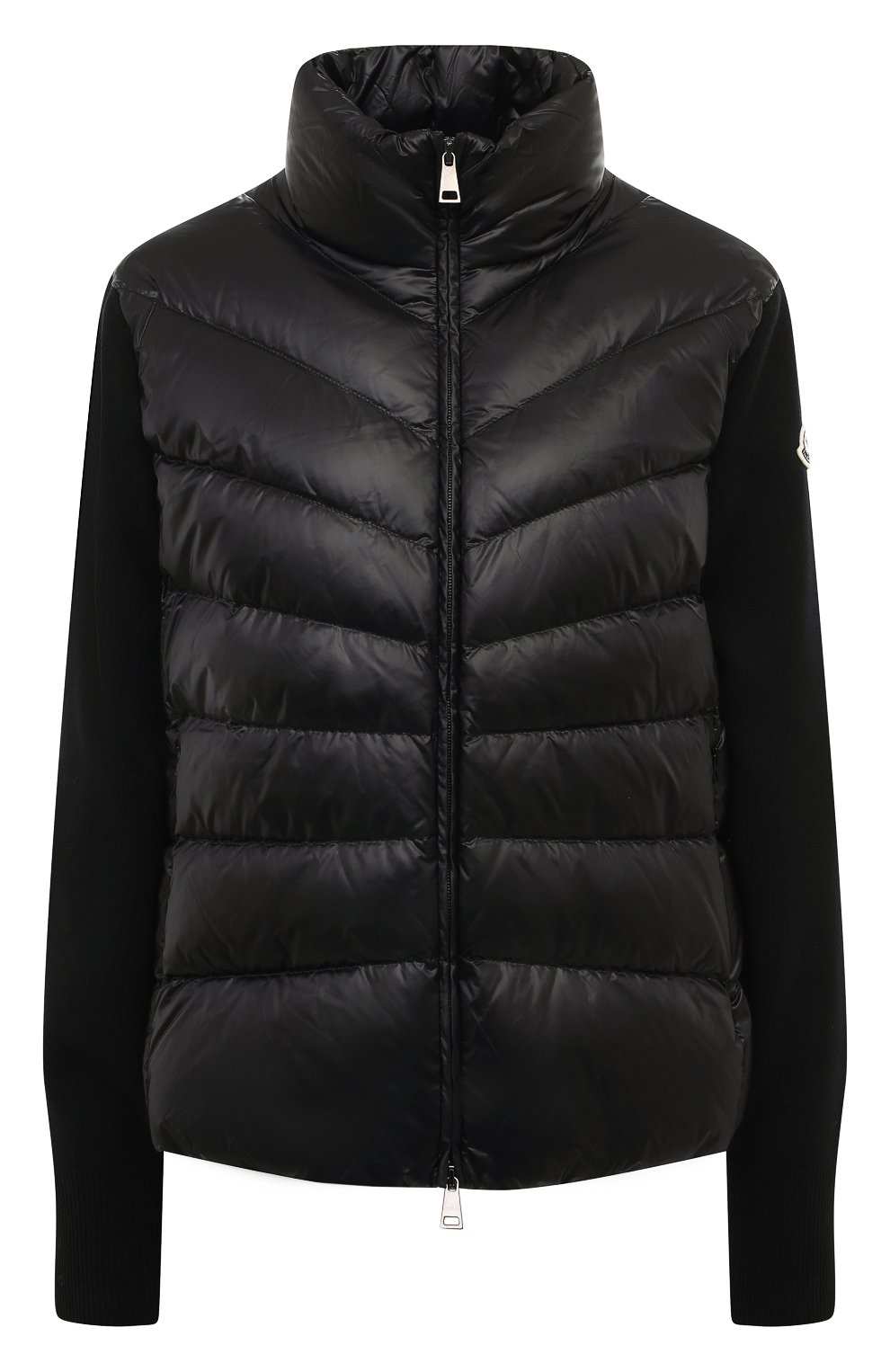 Пуховая куртка MONCLER черного цвета по цене 126000 руб., арт. 9B000-24-M1131, фото 1 Пуховая куртка MONCLER, арт. 9B000-24-M1131, фото 1