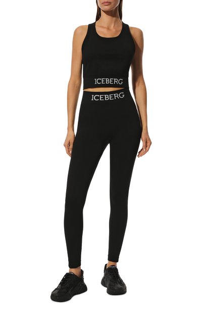 Легинсы ICEBERG черного цвета по цене 18350 руб., арт. 22E I2P0/BA13/6303, фото 2 Легинсы ICEBERG, арт. 22E I2P0/BA13/6303, фото 2