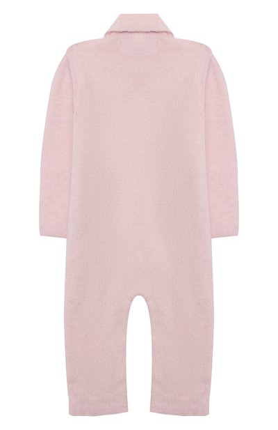 Кашемировый комбинезон BABY T розового цвета по цене 22000 руб., арт. 20AIC881TZ/18M-3A, фото 2 Кашемировый комбинезон BABY T, арт. 20AIC881TZ/18M-3A, фото 2