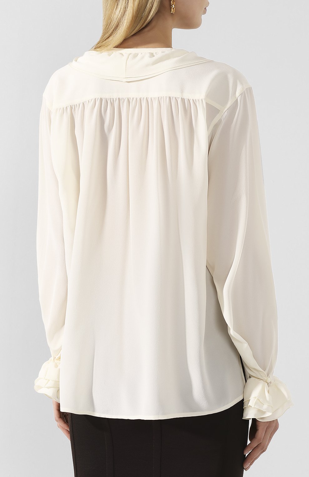 Шелковая блузка VICTORIA BECKHAM, арт. 1220WSH001217B, фото 4