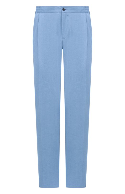 Хлопковые брюки Kiton UPN01H0969503 Голубой UPN01H0969503