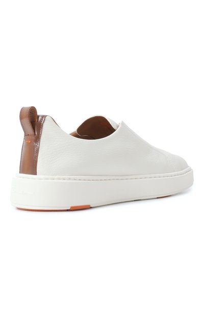 Кожаные кеды cleanic SANTONI, арт. MBCG21995BARTLLD, фото 5