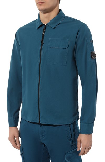 Хлопковая рубашка C.P. COMPANY, арт. 16CMSH158A002824G, фото 3