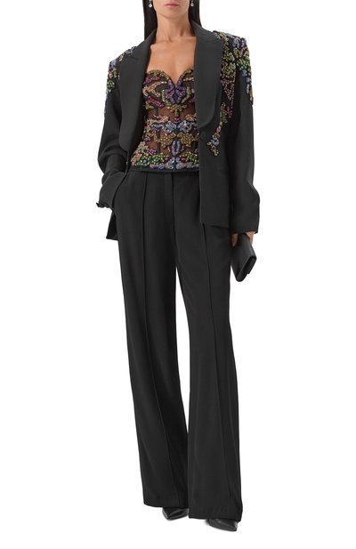 Топ-корсет с отделкой стразами и пайетками ZUHAIR MURAD, арт. PTP25015/EM0R005, фото 2