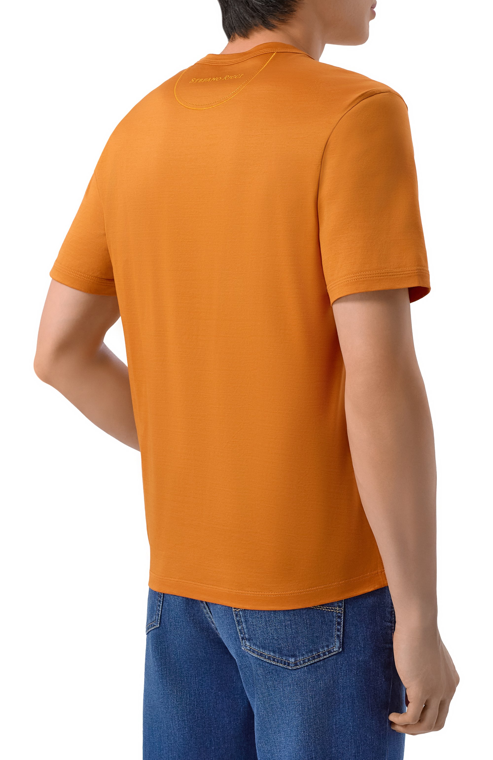 Хлопковая футболка STEFANO RICCI, арт. MNH6105150/TE0001, фото 4