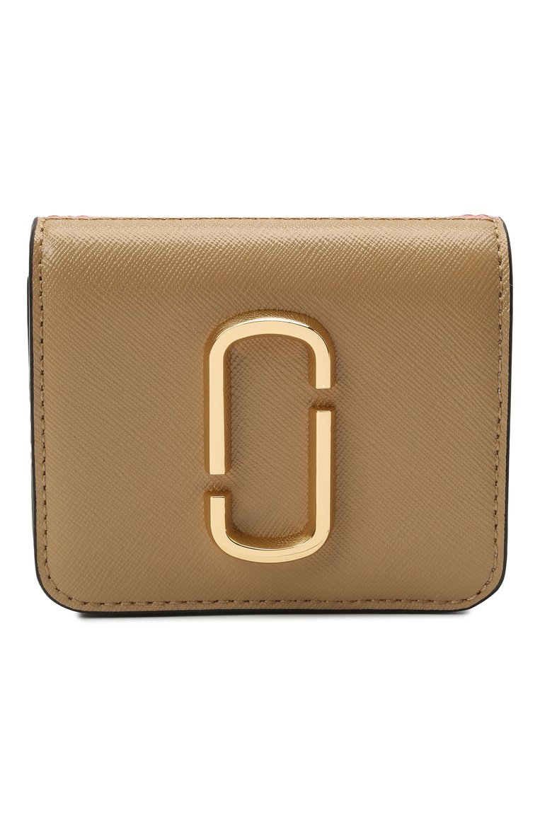 Женские кожаное портмоне the snapshot MARC JACOBS (THE) бежевого цвета, арт. S112L01PF21 | Фото 1 (Кросс-КТ: другое; Материал: Натуральная кожа; Нос: Не проставлено)