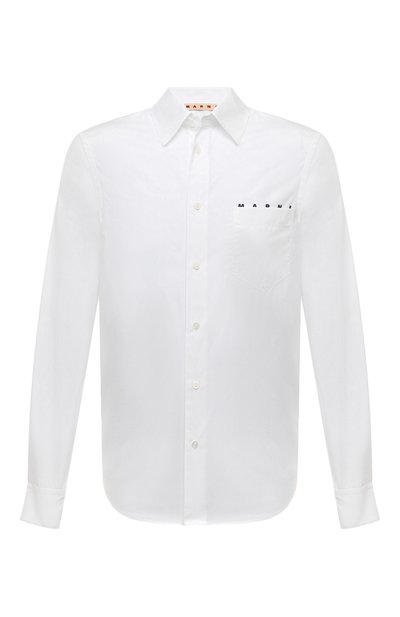 Мужская хлопковая рубашка MARNI, арт. CUMU0203P1/USCT88
