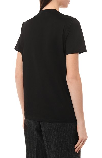 Хлопковая футболка PRADA, арт. 35838-1X58-F0002-161, фото 4