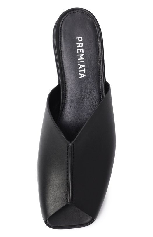 Кожаные шлепанцы Premiata M7332/FAT Чёрный  M7332/FAT Фото 6
