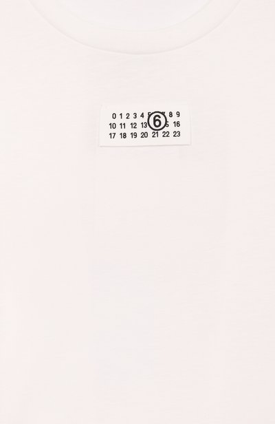 Хлопковая футболка MM6, арт. M61163/MM04I, фото 3