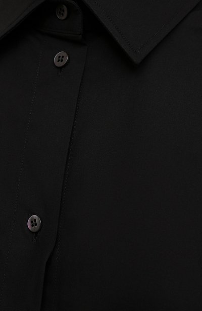 Хлопковая рубашка DOLCE & GABBANA черного цвета по цене 52150 руб., арт. F5G19T/FUEAJ, фото 5 Хлопковая рубашка DOLCE & GABBANA, арт. F5G19T/FUEAJ, фото 5