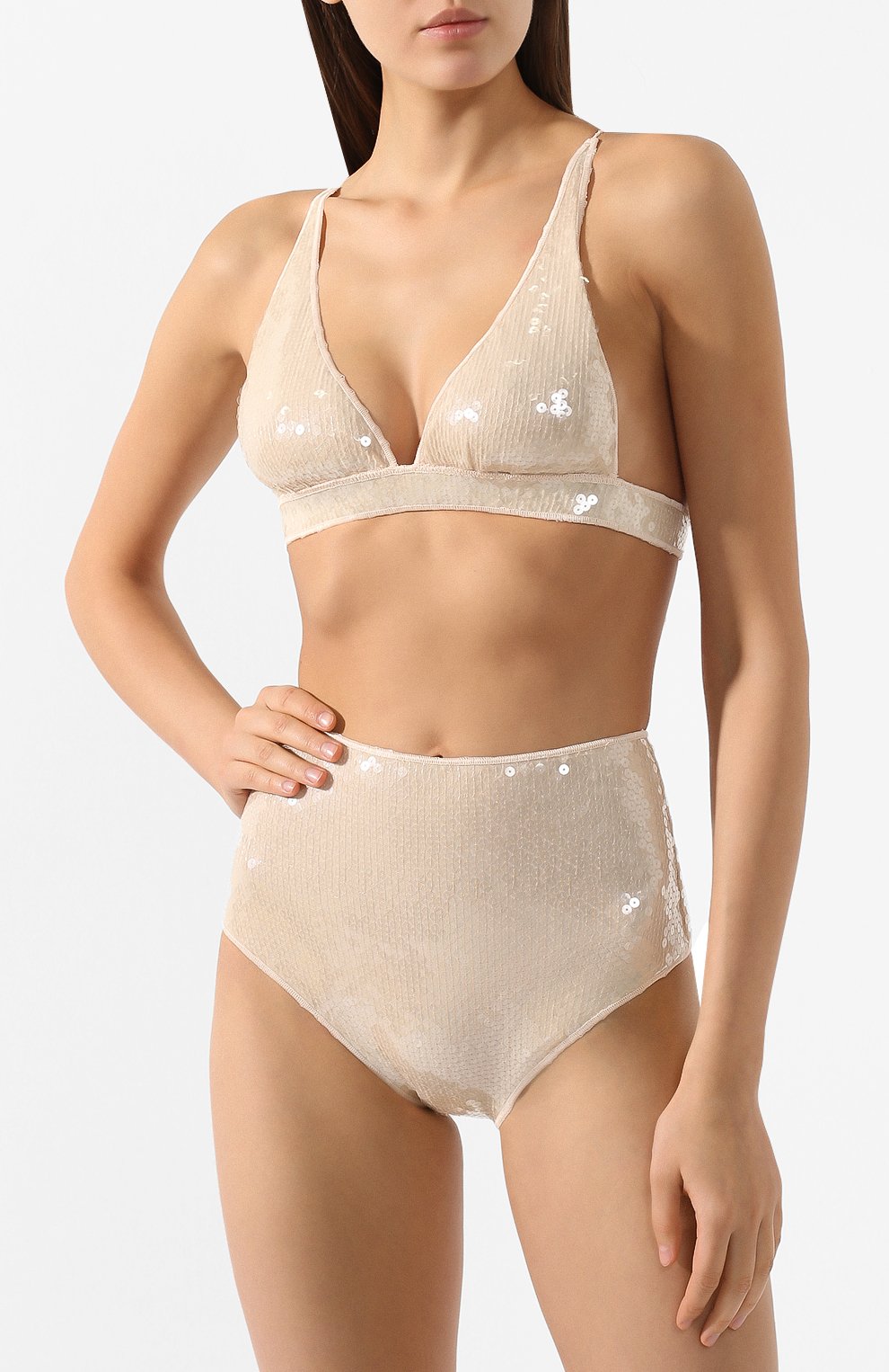 Раздельный купальник OSEREE, арт. AMS904/T0P HIGH WAISTED PAILLETTES, фото 2