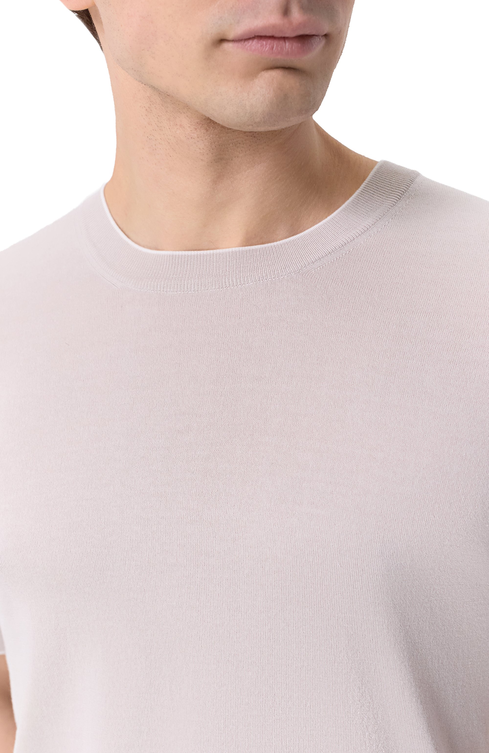 Хлопковый джемпер BRUNELLO CUCINELLI, арт. M29805200, фото 5