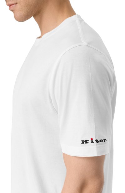 Хлопковая футболка KITON, арт. UMK0721HE30, фото 5