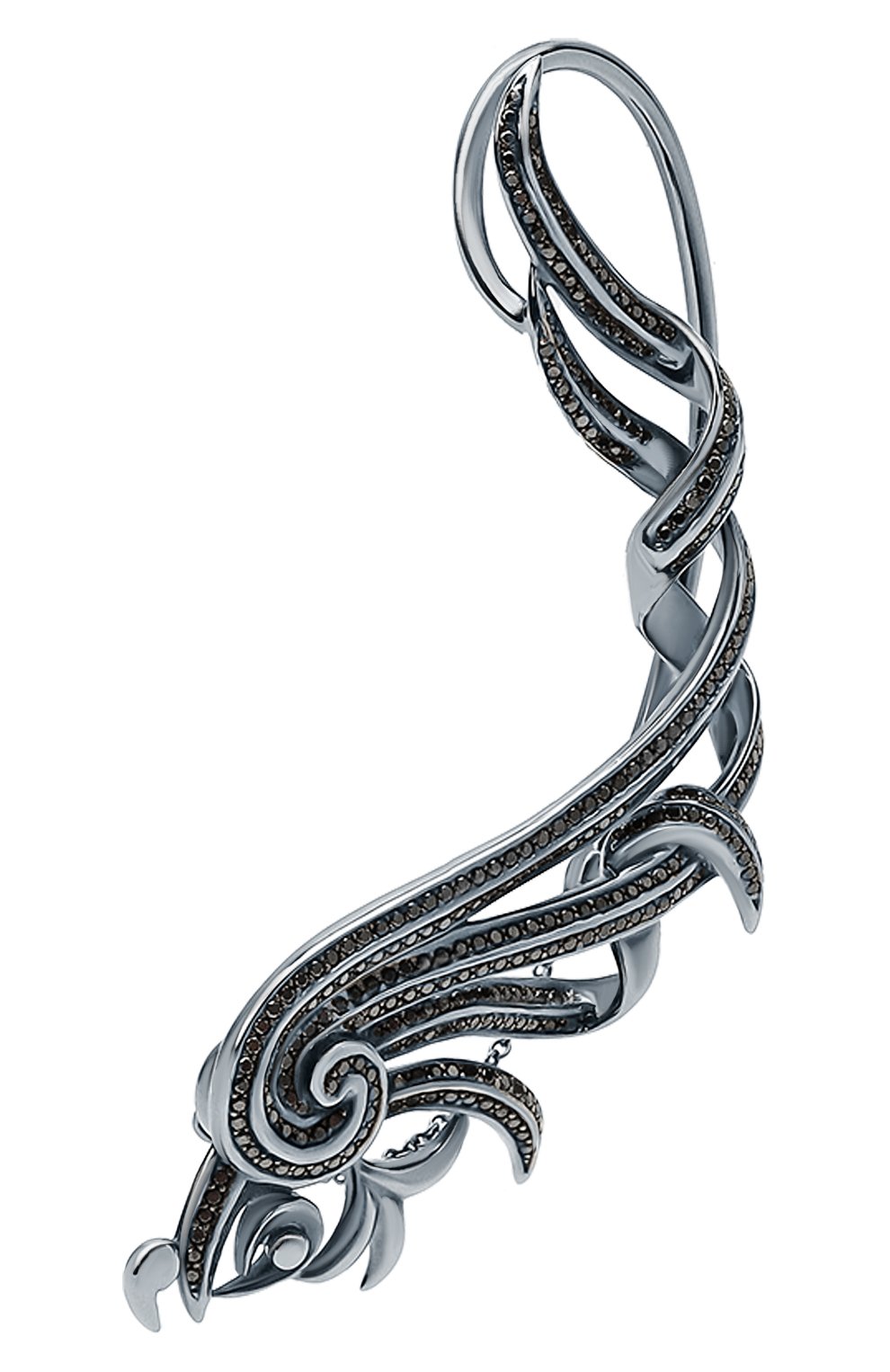 Серьга NIKOS KOULIS бесцветного цвета по цене 760500 руб., арт. NE77085A, фото 3 Серьга NIKOS KOULIS, арт. NE77085A, фото 3